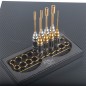 RJX2788BK+GOLD - Support pour tournevis en alliage d'aluminium pour modèles RC et FPV - DORE ET NOIR