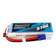 GEA37006S60E5 - GENS ACE BATTERIE LIPO 6S1P 3700MAH 22.2V 60C AVEC EC5 PLUG