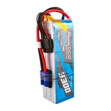 GEA336S45E5GT- Gens ace G-Tech 3300mAh 22.2 V 45C 6S1P Batterie Lipo Pack avec EC5 Plug