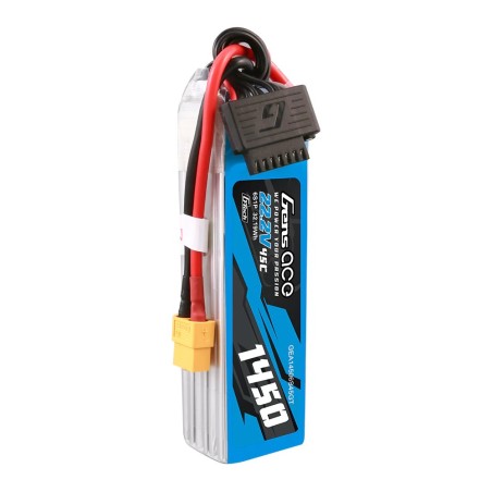 GEA14506S45GT - GENS ACE G-TECH 1450MAH 22.2V 45C 6S1P LIPO BATTERY PACK WITH XT60 PLUG