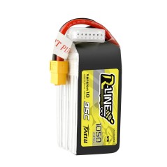 TAA10506S95X6 - TATTU R-LINE 1050MAH 95C 22.2V 6S1P LIPO BATTERY PACK WITH XT60 PLUG