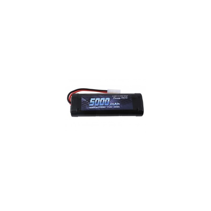 B-5000-7.2V-NIMH-TAMIYA - GENS ACE 5000MAH 7.2V NIMH BATTERY WITH TAMIYA PLUG