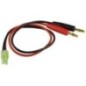 MINI TAMIYA  / BANANE CABLE DE CHARGE 20 CM 16 AWG
