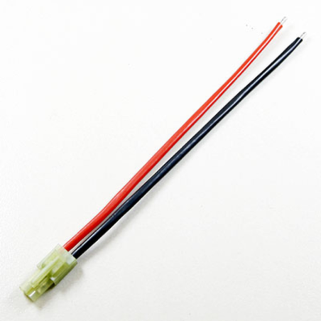 MINI TAMIYA CABLE MALE 10 CM 16 AWG