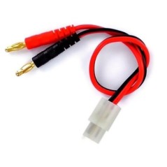 TAMIYA/BAN - CABLE DE CHARGE TAMIYA BANANE 20 CM 14 AWG