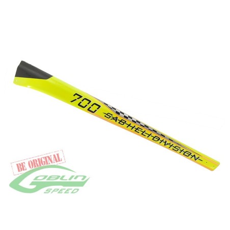 H0366-S - Canomod Carbon Fiber Tail Boom Yellow - Goblin Speed