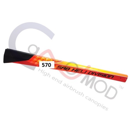 SBG-570-DRA02 - CANOMOD Dragon Carbon Fiber Tail Boom Goblin 570