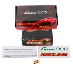 GEA60002S14D5 - Gens ace Redline 2.0 Series 6000mAh 2S2P 7.6V 140C HardCase HV Batterie Lipo