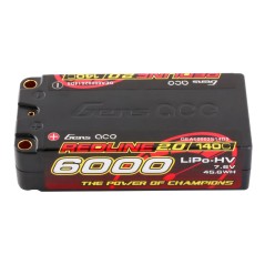 GEA60002S14D5 - Gens ace Redline 2.0 Series 6000mAh 2S2P 7.6V 140C HardCase HV Batterie Lipo