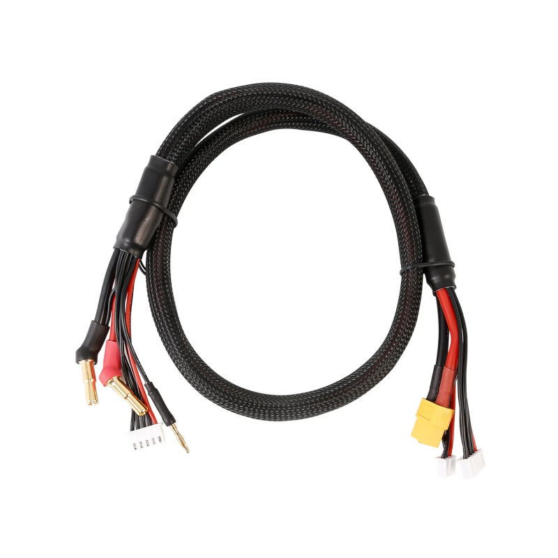 GEAC001 - Cavo di ricarica Gens Ace 2S/4S: Bullet da 4mm e 5mm con connettore XT60