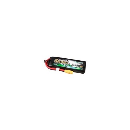 GEA503S60X9GT – GENS ACE G-TECH 5000MAH 11.1V 3S 60C PACK BATTERIE LIPO AVEC CONNECTEUR XT90 – SÉRIE BASHING
