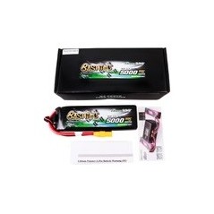 GEA503S60X9GT – GENS ACE G-TECH 5000MAH 11.1V 3S 60C PACK BATTERIE LIPO AVEC CONNECTEUR XT90 – SÉRIE BASHING