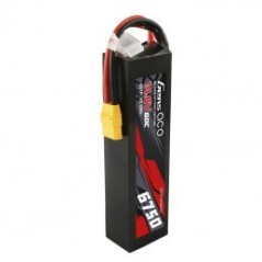 GEA67504S60X9 – GENS ACE 6750MAH 14.8V 60C 4S1P PACK BATTERIE LIPO AVEC BOÎTIER EN MATÉRIAU PC ET CONNECTEUR XT90