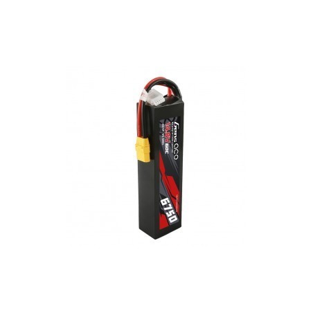 GEA67504S60X9 – GENS ACE 6750MAH 14.8V 60C 4S1P PACK BATTERIE LIPO AVEC BOÎTIER EN MATÉRIAU PC ET CONNECTEUR XT90