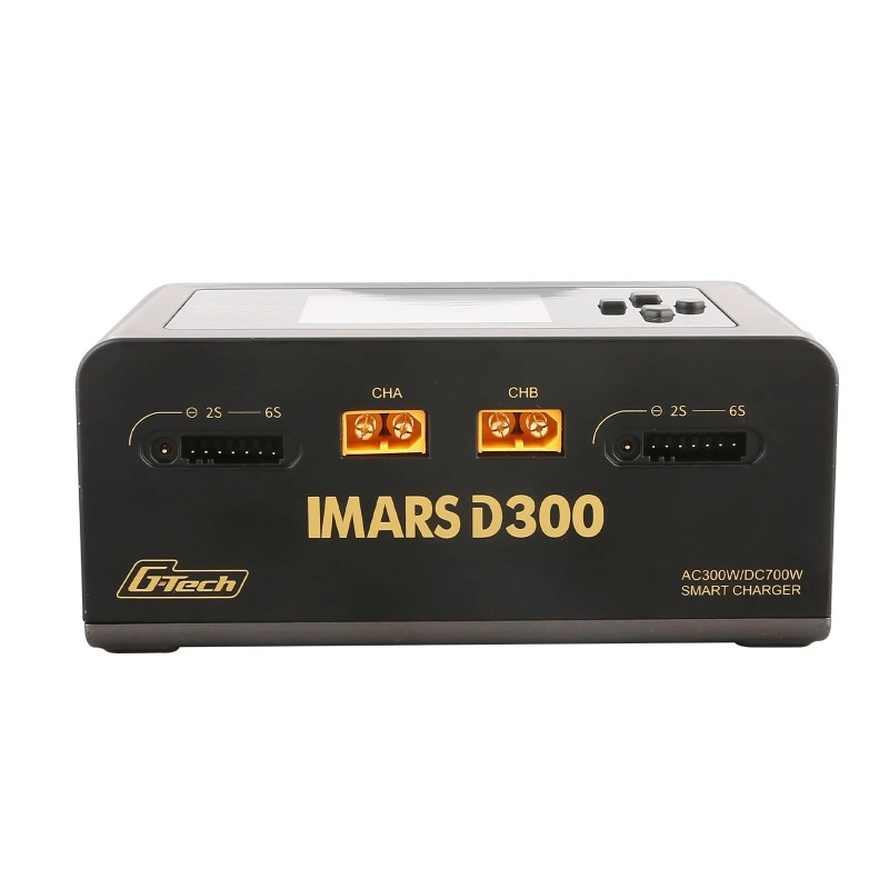 GEA300WD300-EB - Gens ace iMars D300 G-Tech Canal AC/DC 300W/700W RC Chargeur de Batterie NOIR GEA300WD300-EB - Gens ace iMars D300 G-Tech Canal AC/DC 300W/700W RC Chargeur de Batterie NOIR