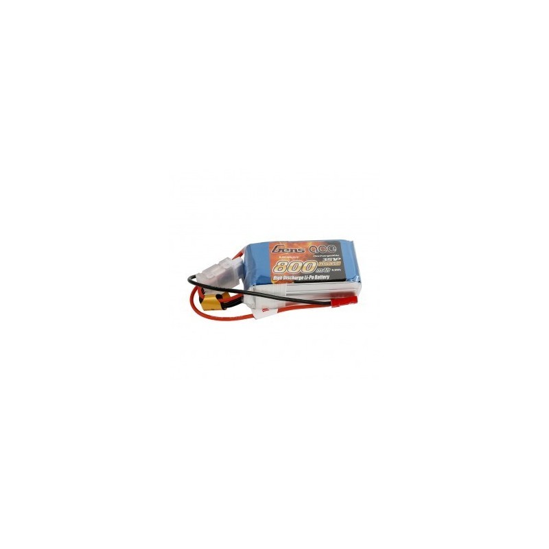 B-45C-800-3S1P - Gens ace Lipo 800 mah 11.1 V 45C Lipo 3S1P Batterie