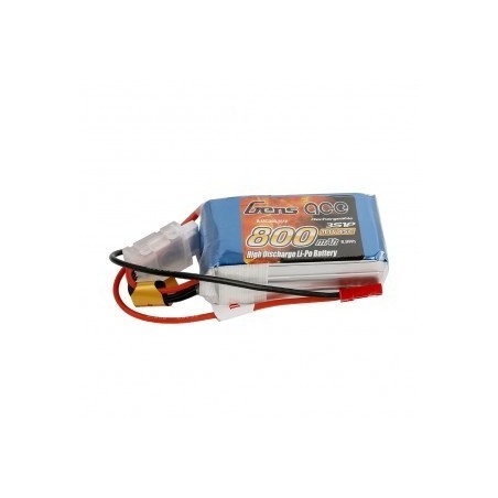 B-45C-800-3S1P - Gens ace Lipo 800 mah 11.1 V 45C Lipo 3S1P Batterie