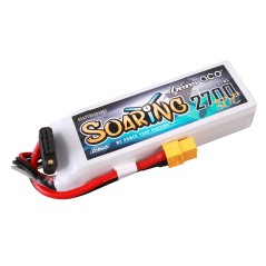 GEA273S30X6GT - Gens ace G-Tech Soaring 2700mAh 11.1V 30C 3S1P LiPo Batterie Pack avec XT60 Plug