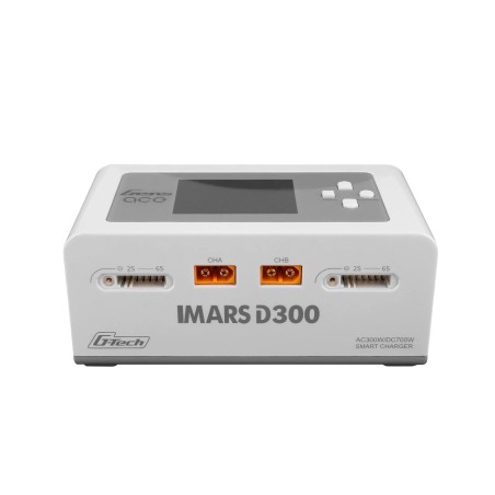 GEA300WD300-EW - Gens ace iMars D300 G-Tech Canal AC/DC 300W/700W RC Chargeur de Batterie-Blanc