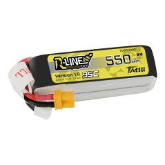 TAA5504S95X3 – Tattu R-Line 550mAh 14.8V 95C 4S1P Batterie LiPo avec connecteur XT30