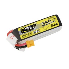 TAA5504S95X3 – Tattu R-Line 550mAh 14.8V 95C 4S1P Batterie LiPo avec connecteur XT30