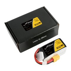 TAA8504S75XT6 – Batería LiPo Tattu 850mAh 14.8V 75C 4S1P con conector XT60