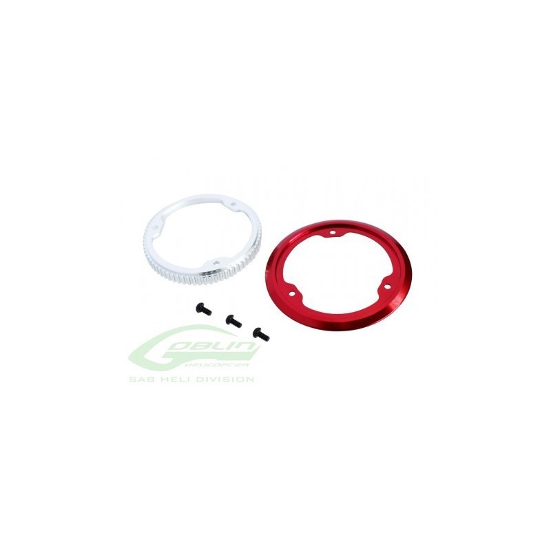 H0901-S - POULIE EN ALUMINIUM ROUGE - GOBLIN FIREBALL / MINI COMET